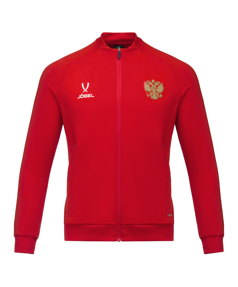 Джемпер тренировочный на молнии JÖGEL NATIONAL PerFormDRY Training FZ Jacket, красный