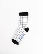 Носки 7 пятниц Клетка белые
