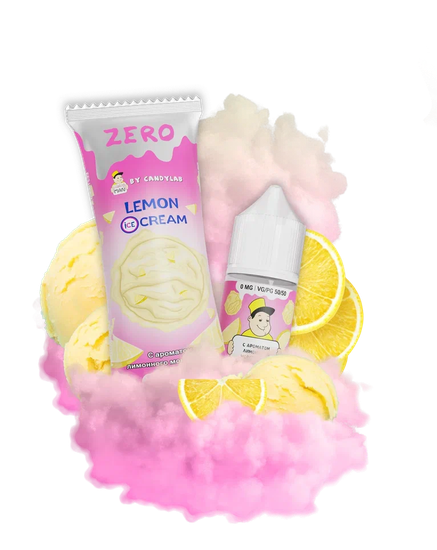 Жидкость (М) Candyman Zero (27 мл, 0 мг) Lemon Ice Cream