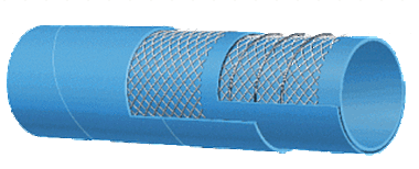 Рукав 509OE для кислот и химических веществ DN 038 P=16 S&D (UHMWPE) ALFAGOMMA