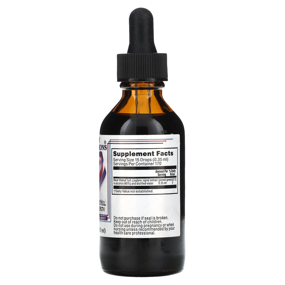 Kroeger Herb Co, скорлупа черного ореха, 60 мл (2 жидк. унции)