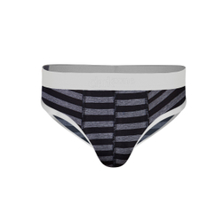 Мужские трусы брифы серые в полоску DARKZONE DZN6134