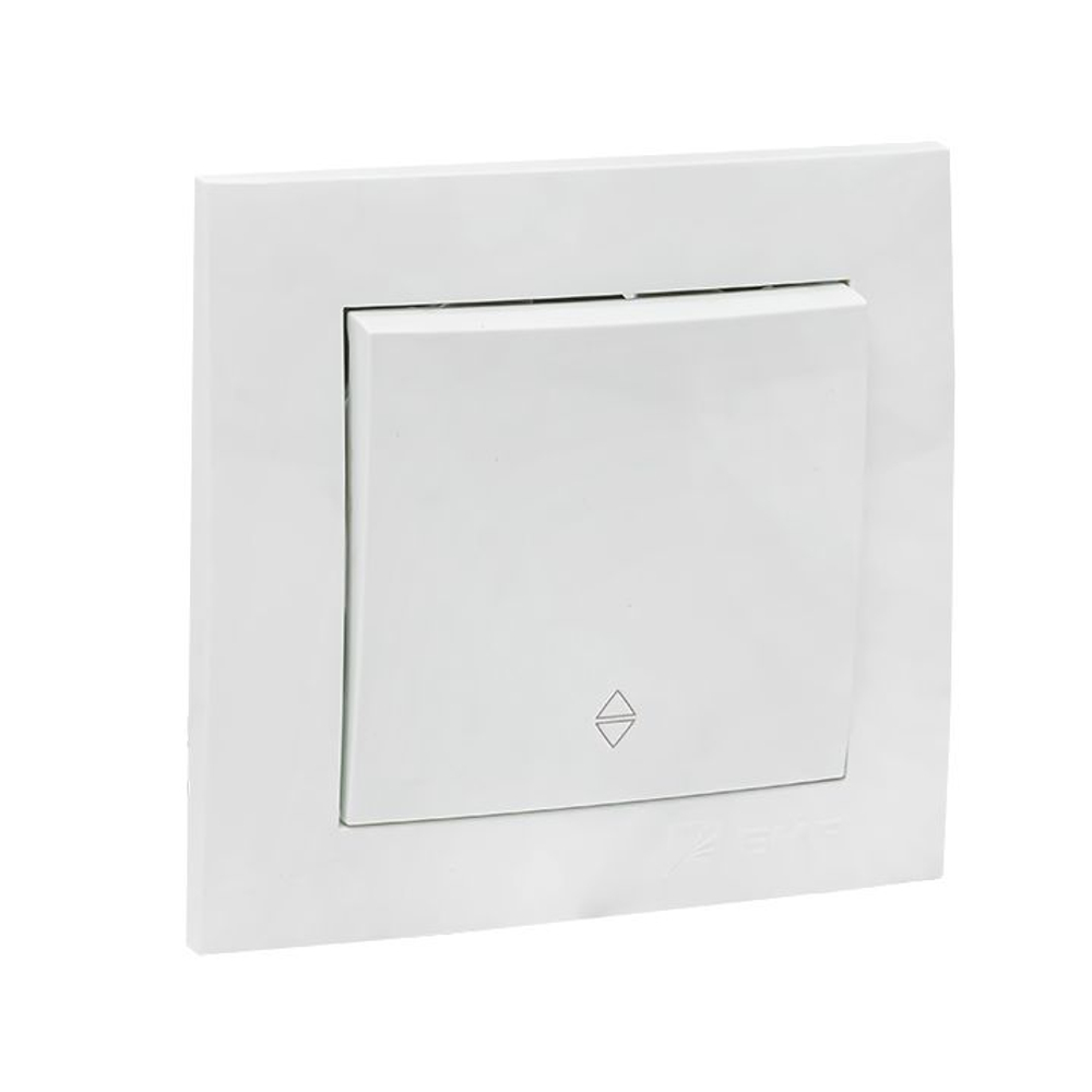 Валенсия выключатель 1-кл. 10А белый проходной EKF EWV10-025-10