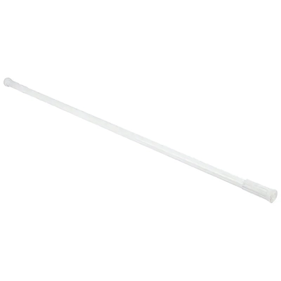 Карниз для ванной SCR-1A, алюминий, цвет: белый, длина: 1,1-2 м