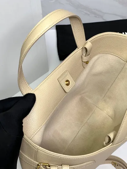 Сумка CELINE MINI CABAS ANAIS ИЗ ТЕЛЯЧЬЕЙ КОЖИ, Бежевая