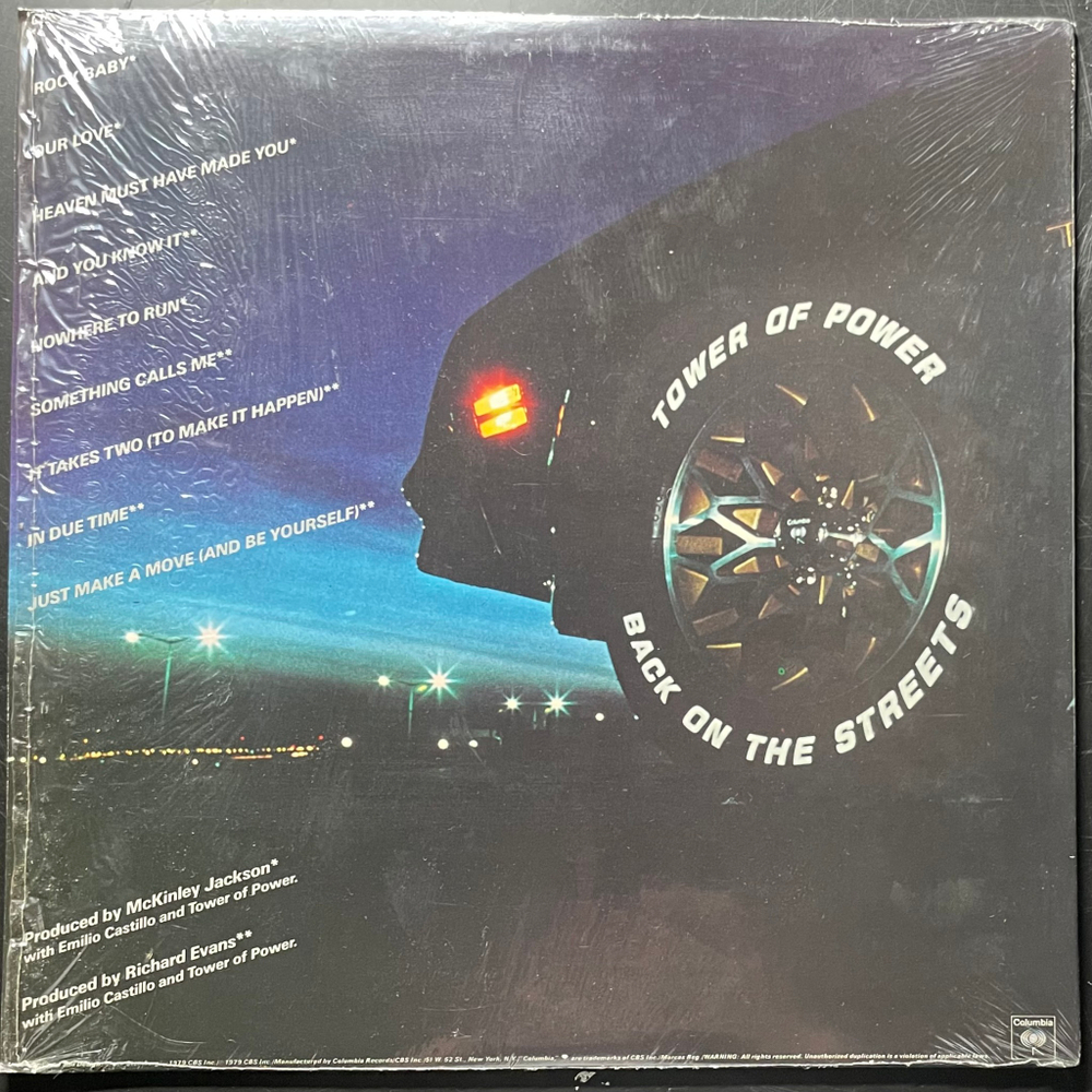 Tower Of Power ‎– Back On The Streets (США 1979г.)