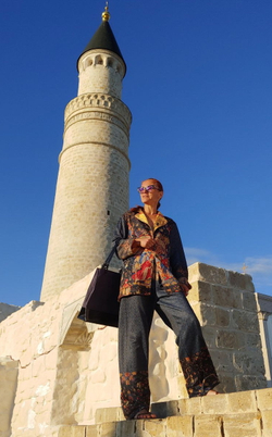 Комплект (двусторонний жакет и брюки) "Фландрия", по мотивам средневековых шпалер