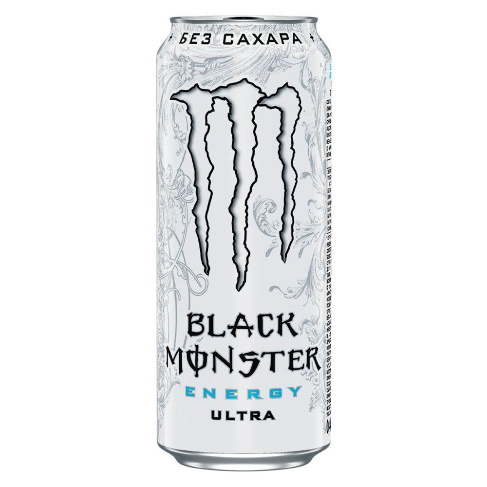 Энергетический напиток Монстер / Monster Energy Black Ultra 500мл, Нидерланды