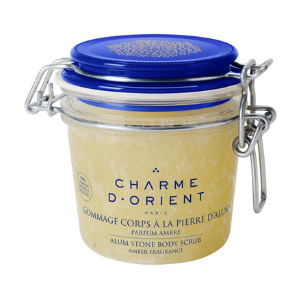 CHARME D'ORIENT | Гоммаж квасцовый с ароматом янтаря / Gommage corps à la pierre d’alun parfum Ambre, (300 г)