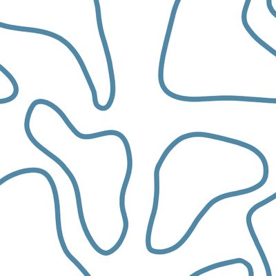 Голубые линии на белом