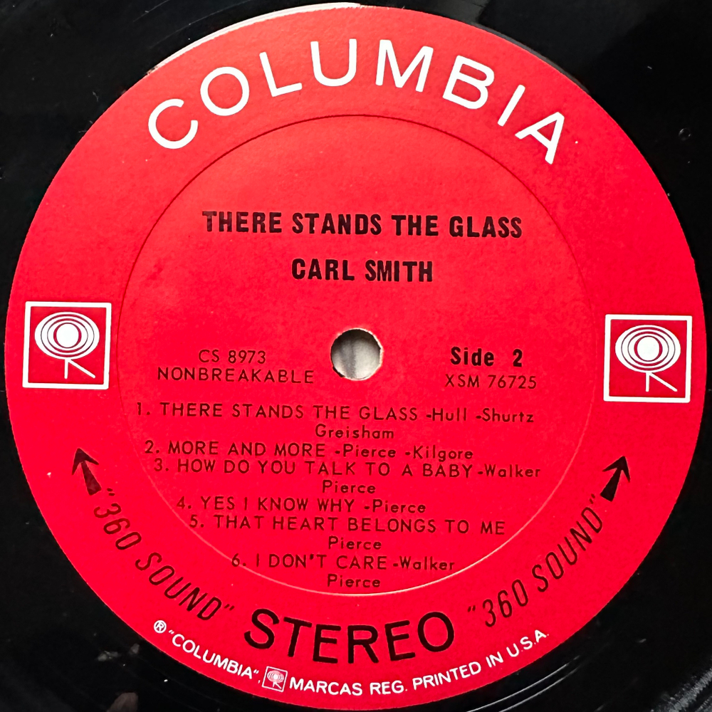 Carl Smith - There Stands The Glass (США 1964г.)