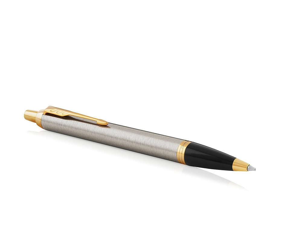 Шариковая ручка Parker IM Metal Core Brushed Metal GT (с гравировкой)
