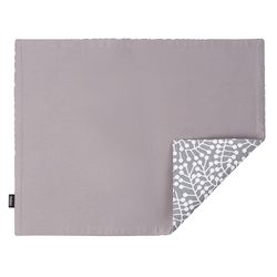 Салфетка двухсторонняя под приборы серая с принтом Спелая Смородина из коллекции Scandinavian touch, 35х45 см