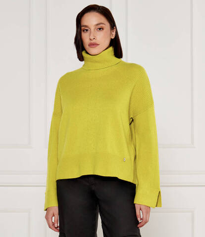 Шерстяной гольф Liu Jo - лимонный (WF4434 MS009)