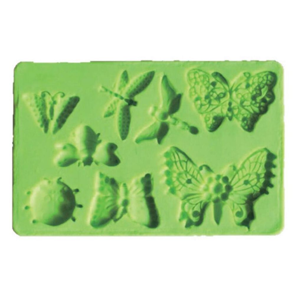 Форма кондитерская "Насекомые" 13,5*8,5 см силикон P.L.