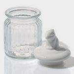 Банка для сыпучих продуктов с керамической крышкой Зайка, 230 мл