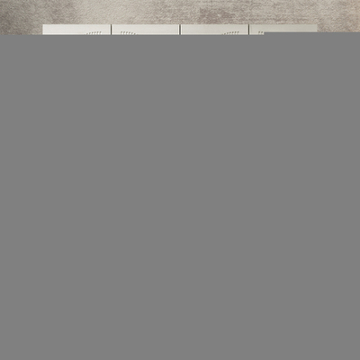 Шкаф Агератум МДФ четырехсекционный Лайн флай (0,27) А10029 матовая - Орех Экко 9459  210*50*260