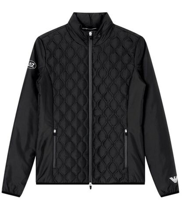 Женская теннисная куртка EA7 Golf Pro Ventus7 Technical Fabric - black beauty