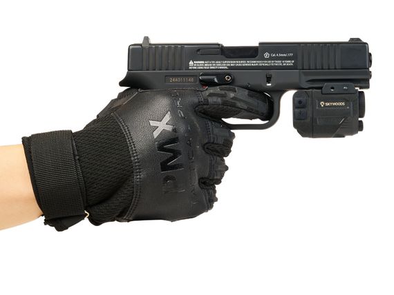 Фонарь подствольный пистолетный Skywoods Merlin 340 люмен, красный ЛЦУ