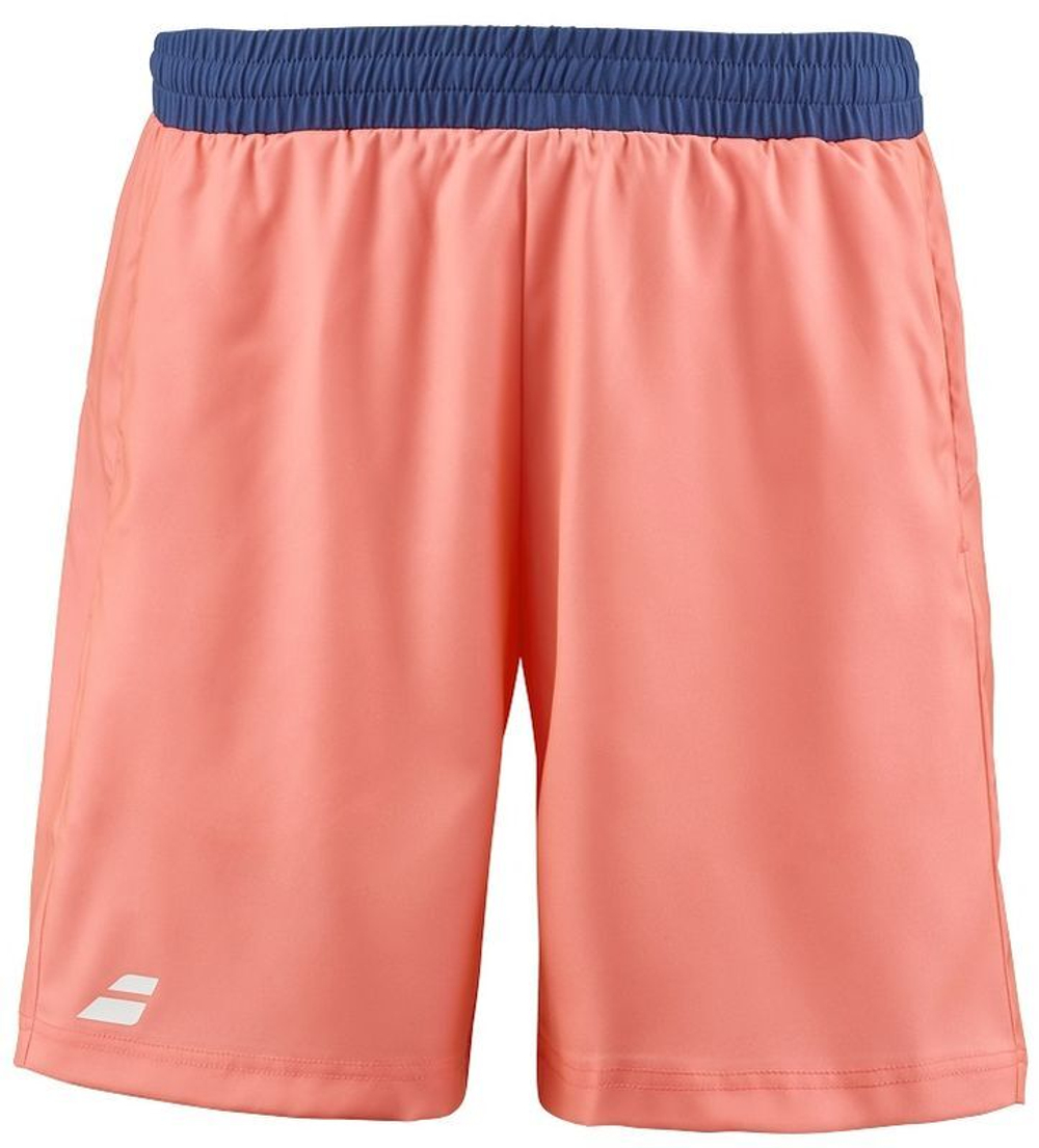Теннисные шорты Babolat Play Short Men - fluo strike/estate blue