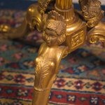 Винтажная напольная вешалка из бронзы