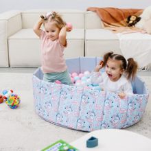 Игрушка Детский сухой бассейн TM Romana Фламинго складной