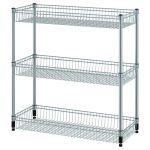 Стеллаж - IKEA OMAR, 92х36х94 см, серый, ОМАР ИКЕА