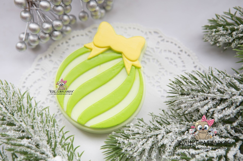 Силиконовая форма Шар ёлочный