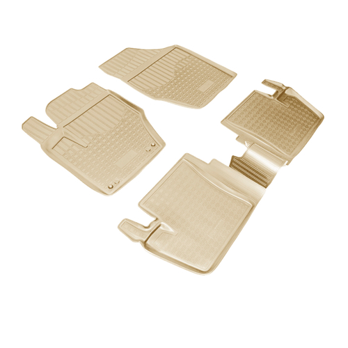 Ковры в салон Norplast/Unidec для Citroen C4 в кузове N SD (2013-)Полиуретан,Бежевый, арт.NPA11-C64-350-B