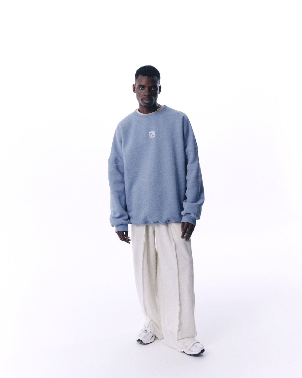 Baggy Trousers LOGO Coconut Milk