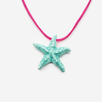 Бусина в форме морской звезды, 39*41мм, зеленая, глазурированный фарфор