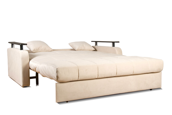 Диван Денвер 1,8 - Velutto 17 бежевый/ коричневая накладка