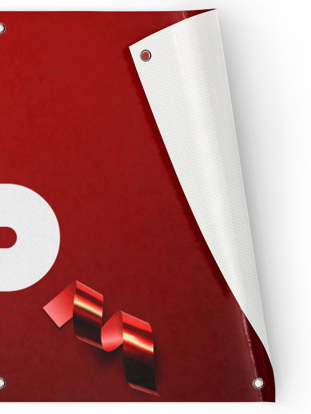 Баннер Мы открылись, принт Вишневый Пунш, Айдентика Технолоджи