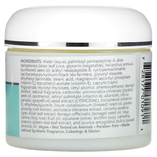 NutriBiotic, улучшенный уход за кожей, пептидный крем для лица, 57 г (2 унции)
