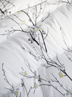 Наволочка комплект 2шт Полисатин Мечта "White cherry" 70x70 см на молнии