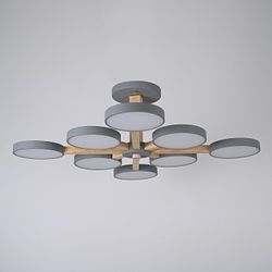 Люстра на штанге Imperiumloft TURNA Gray TURNA-B01