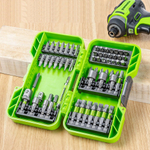 Набор бит и насадок Greenworks 2944407, хромованадиевая сталь S2, магнитный адаптер, 70 шт.