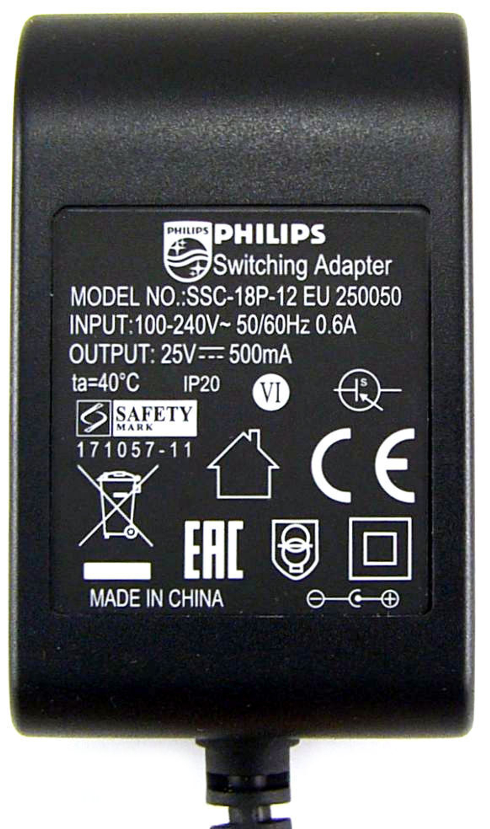 Сетевой адаптер Philips SSC-18P-12 EU 250050