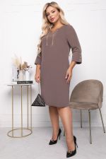 Платье "Кармит" П7287 (капучино) LT Collection (Акция)