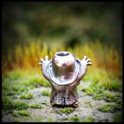 Темлячная бусина "Лесовик" для ножей , бронза