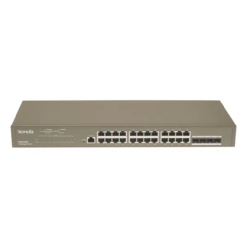 Коммутатор TENDA TEG3328F Коммутатор L2 управляемый в стойку 24-Ports 10 / 100 / 1000Base-T + 4-Porst 1000 Base-X SFP