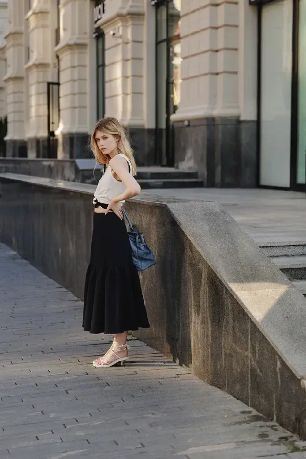 Юбка на кокетке