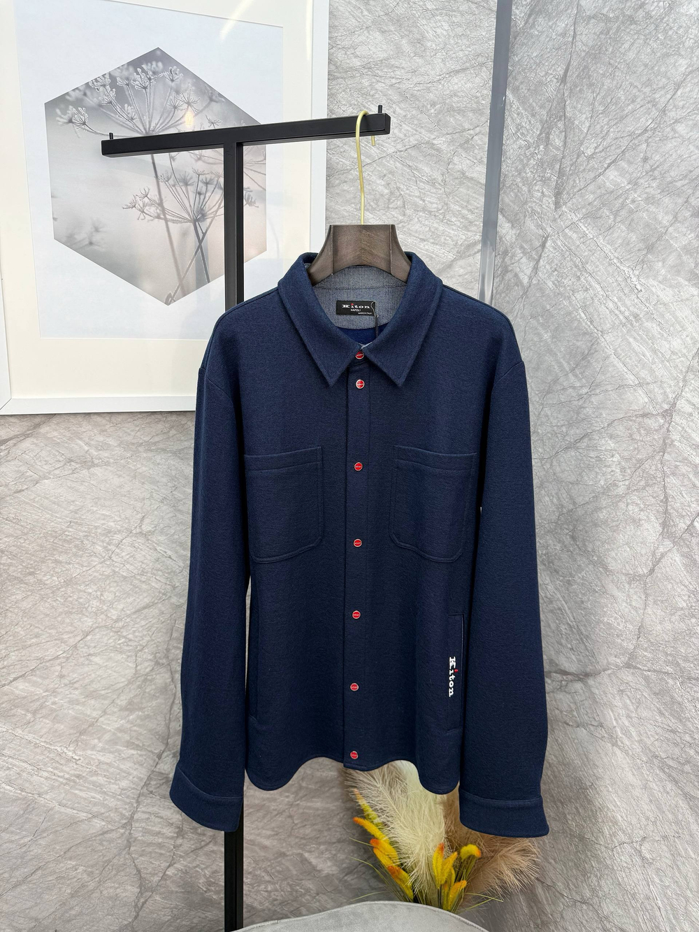 Рубашка Kiton (утепленная)