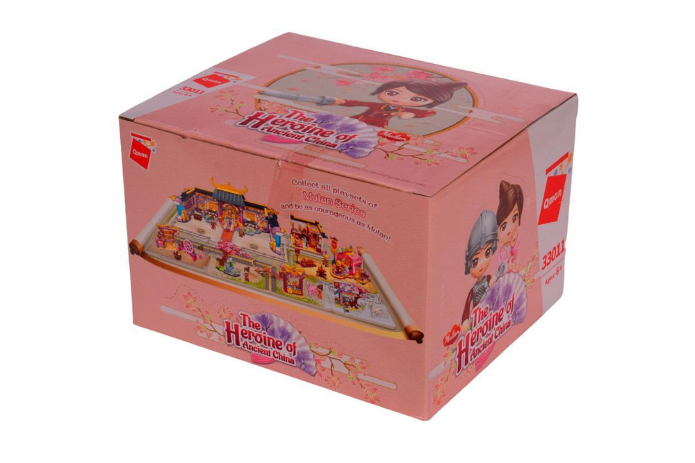 Конструктор блочный Брик для девочек, коробка 33011