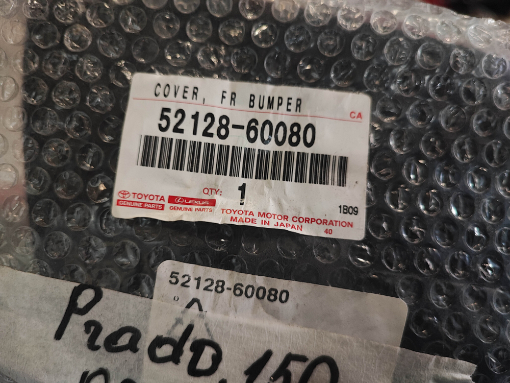 Накладка ПТФ левая Land Cruiser Prado 150 09-13 Новая Оригинал 5212860080