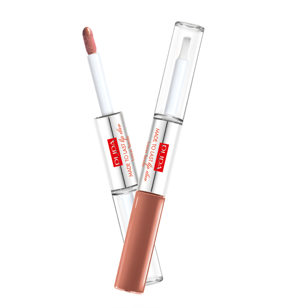Pupa Тестер Помада для губ Made to Last Lip Duo, жидкая, тон №012, Натуральный телесный, 8 мл