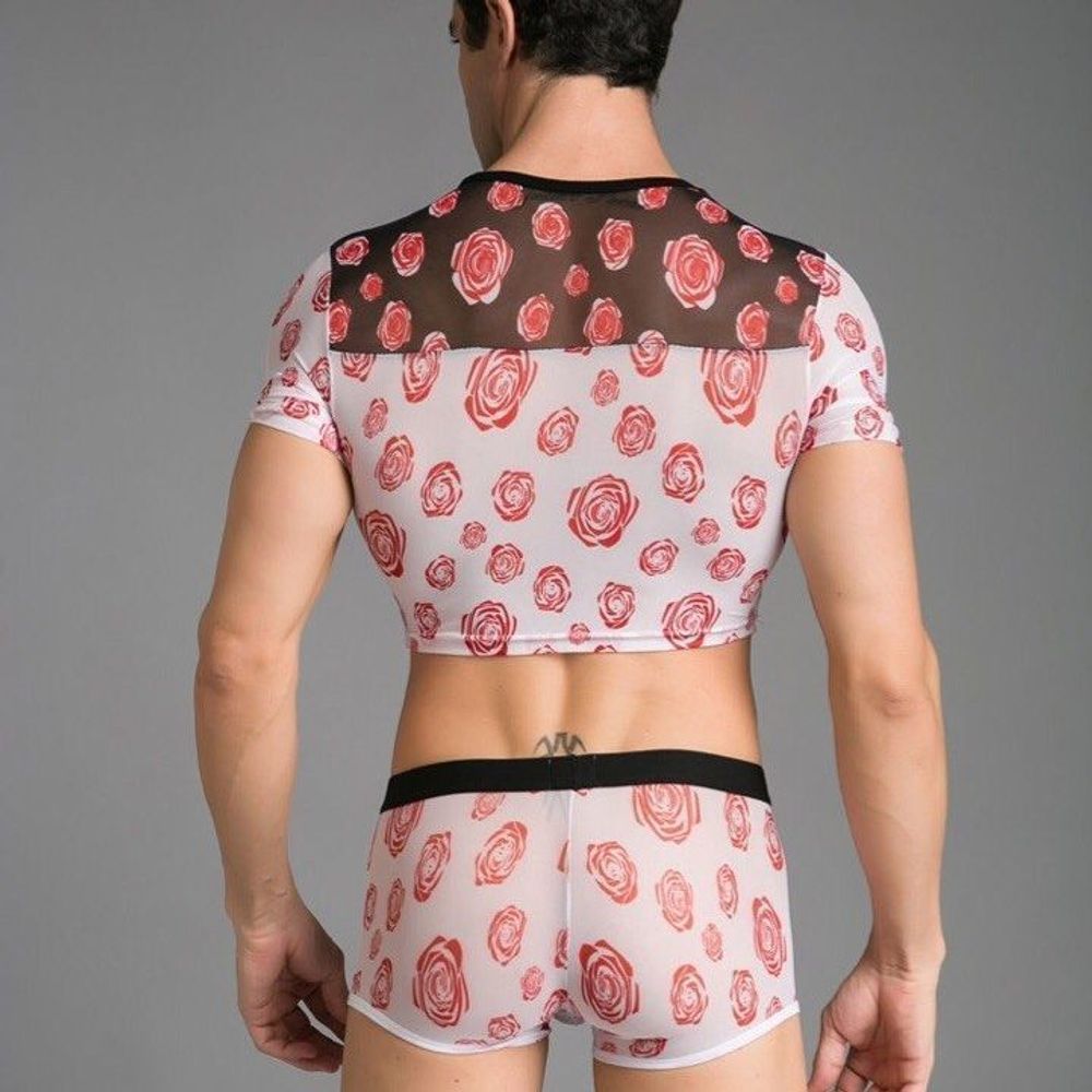 Мужские трусы боксеры белые Miboer White Boxer