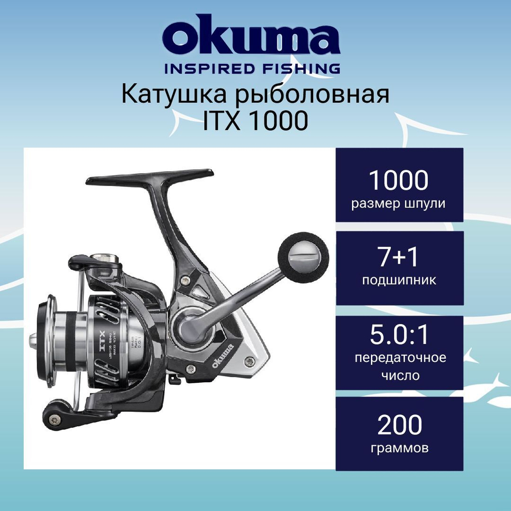Катушка для рыбалки Okuma ITX