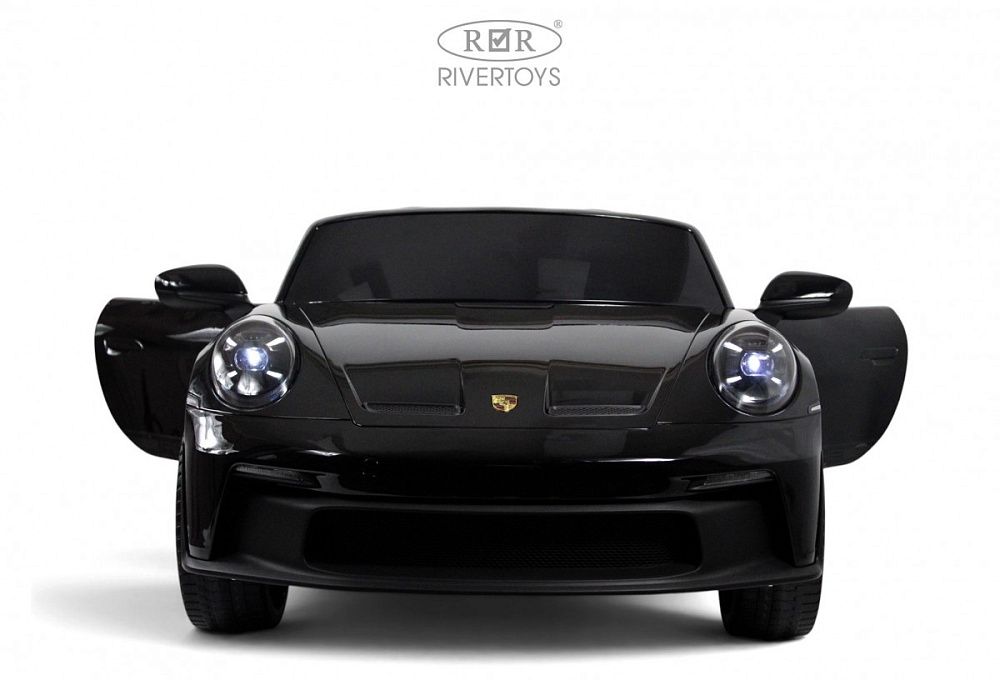 Детский электромобиль RiverToys Porsche 911 GT3 Y911YY Y911YY-BLACK-GLANEC/черный глянец