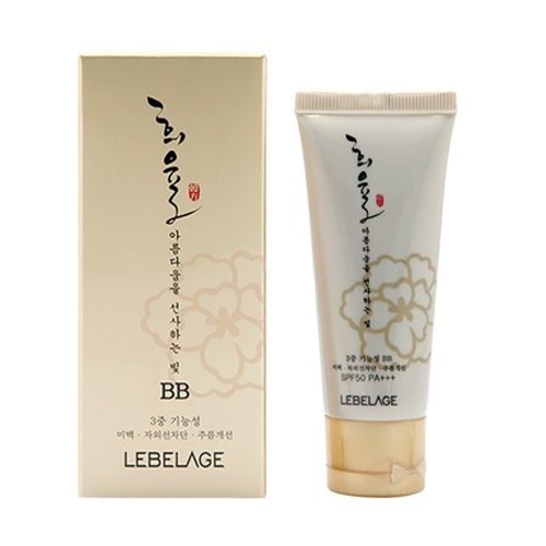 BB крем с муцином улитки SPF 50+ PA+++ Lebelage Heeyul Premium Snail BB Cream 30мл